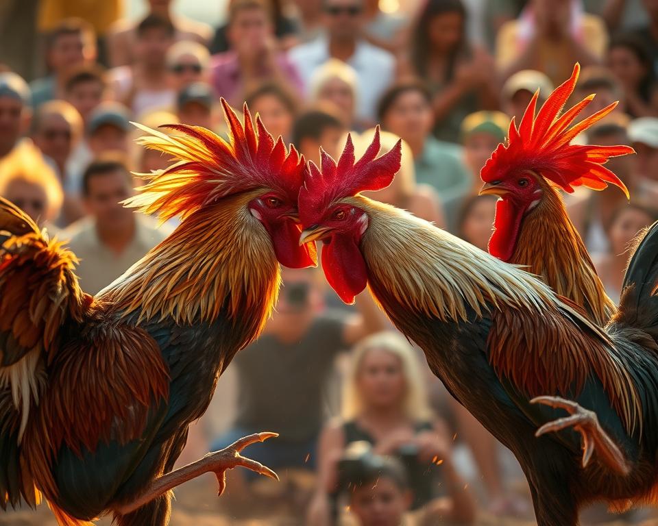 Serunya Bermain Sabung Ayam